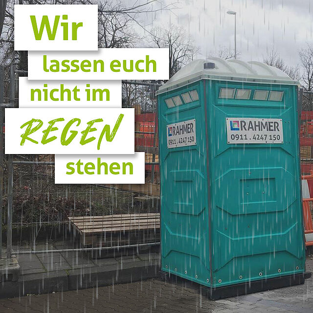 RAHMER Mietservice Mobilen-Toiletten