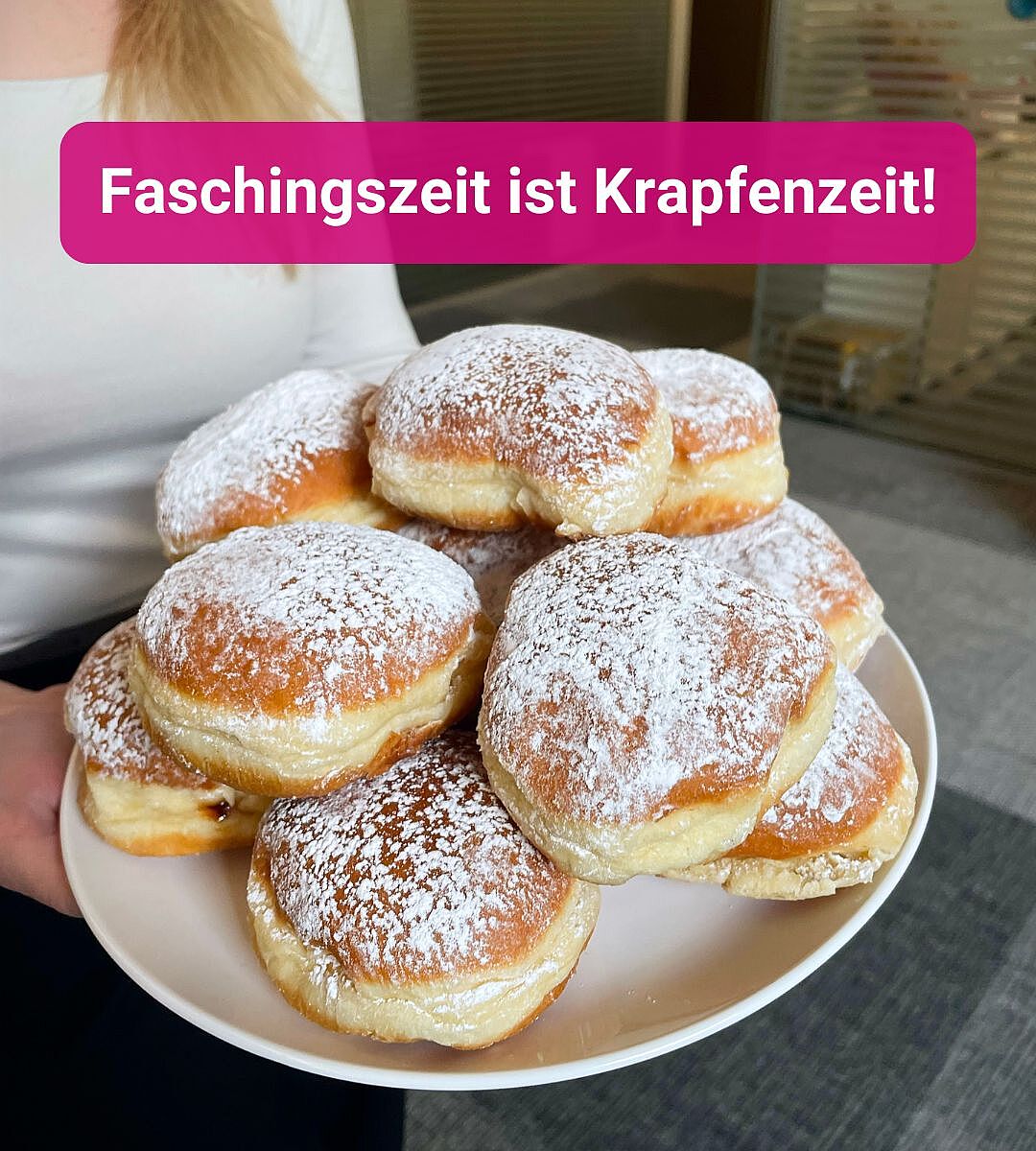 Fasching ohne Krapfen? Nicht bei uns! 