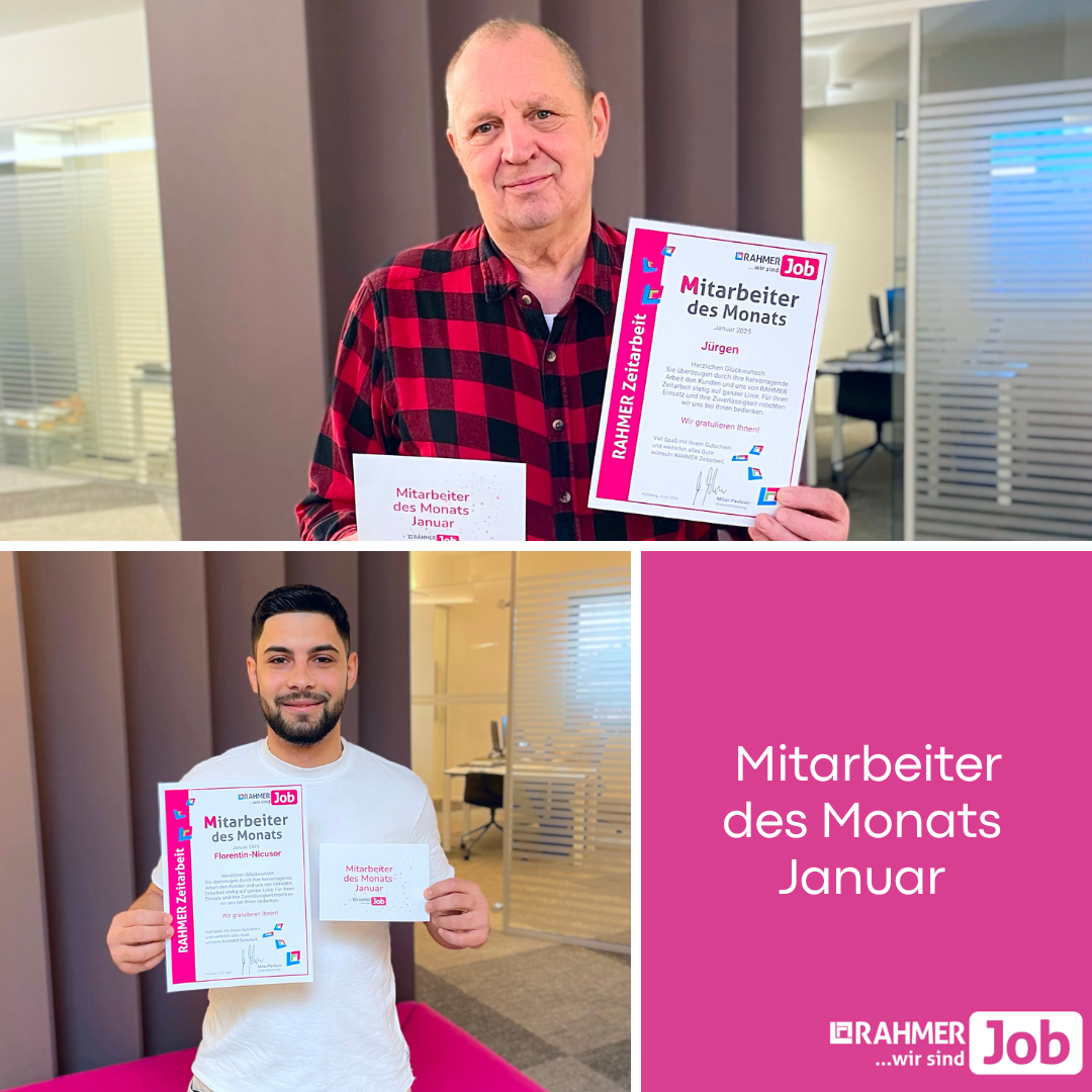 Mitarbeiter des Monats Januar