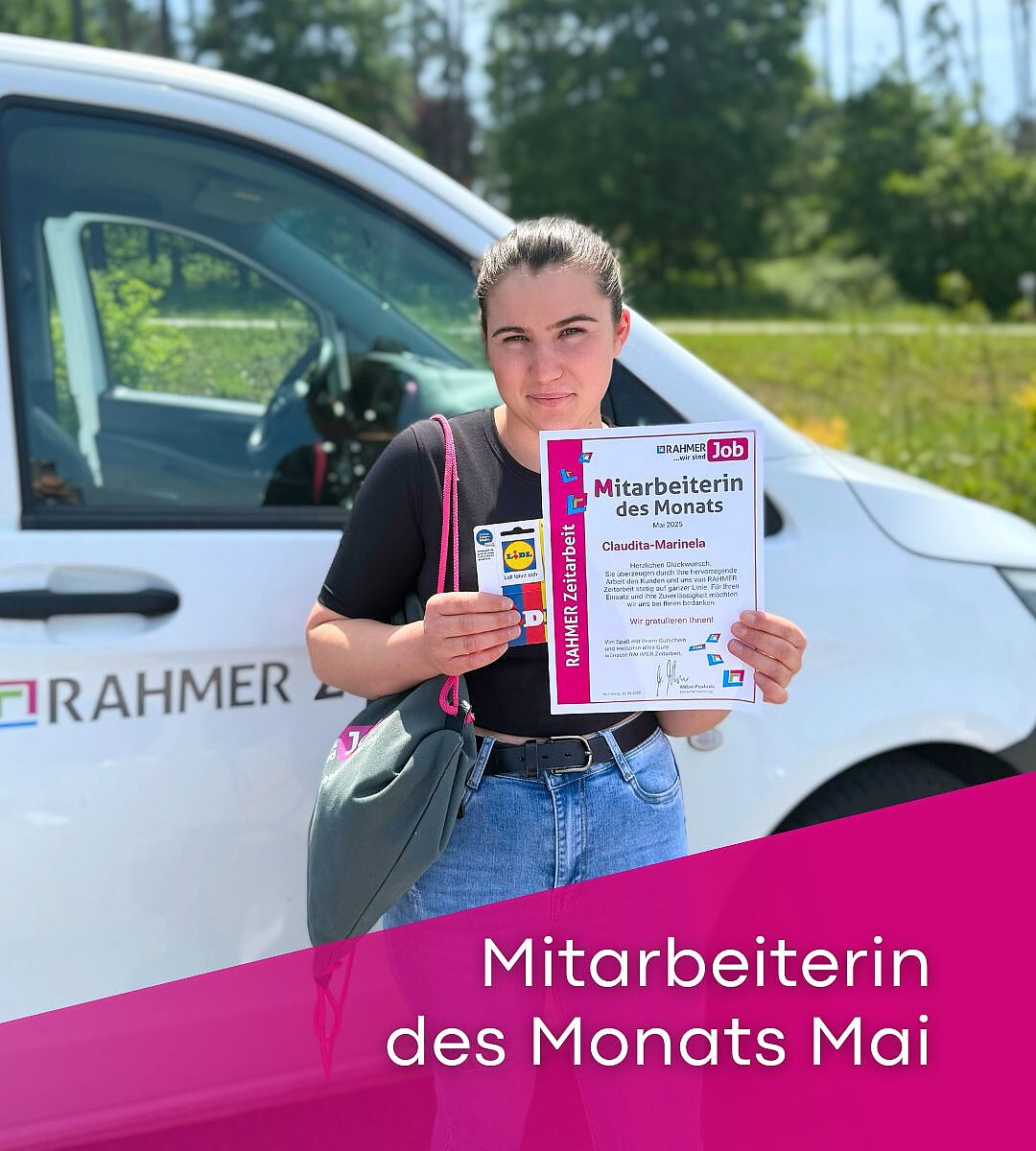 Mitarbeiterin des Monats Mai 