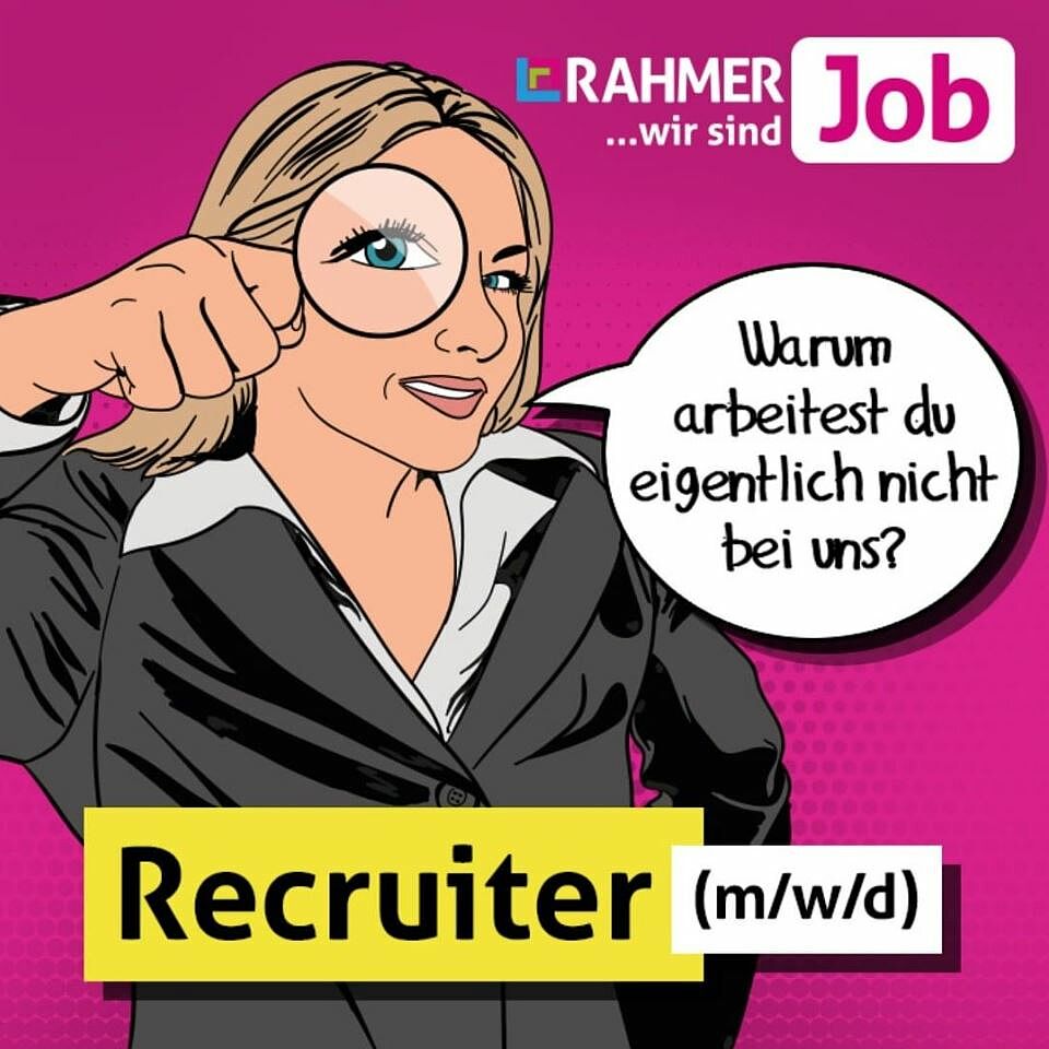 RAHMER Zeitarbeit Job Anzeige Recruiter