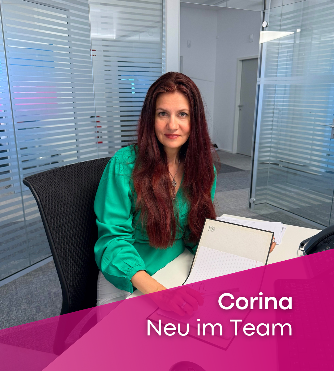 Herzlich willkommen im Team, Corina! 🎉  