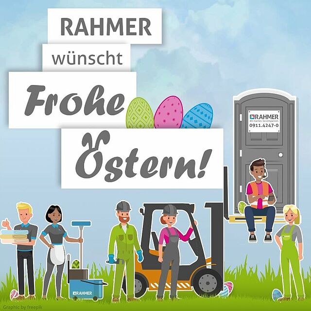 RAHMER wünscht frohe Ostern!