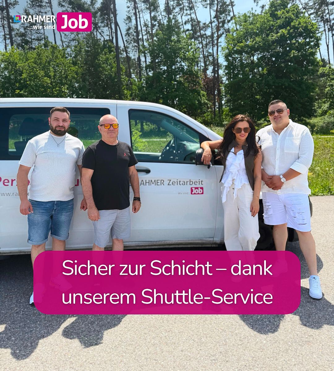 Sicher zur Schicht – dank unserem Shuttle-Service Sicher zur Schicht – dank unserem Shuttle-Service
