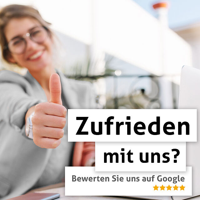 Bewerten Sie RAHMER bei Google - vielen Dank!